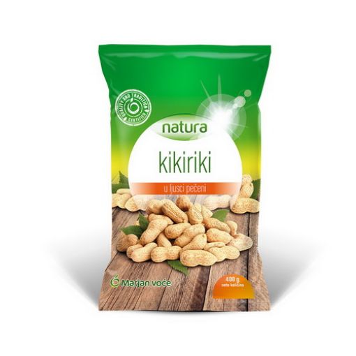 Slika NATURA KIKIRIKI U LJUSCI PEČENI 400 g