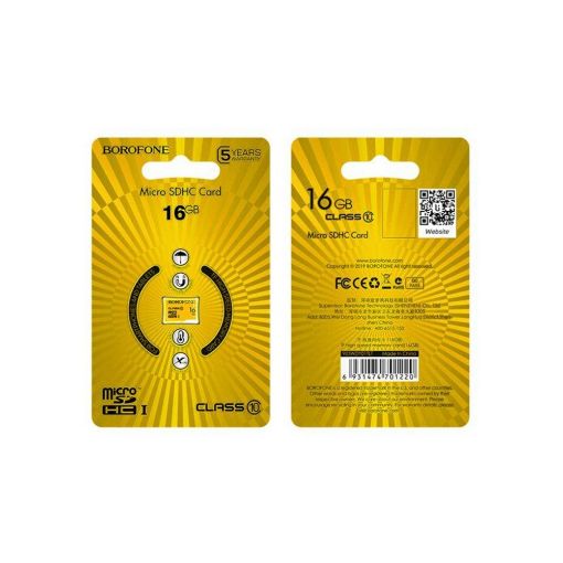 Slika SECURE DIG.MICRO SD BOROFONE TF HIGH SPEED 16GB