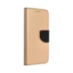 Slika TORBICA FANCY Book Case IPhone 12/12 PRO zlatno-crna