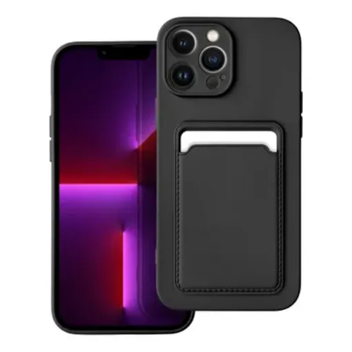 Slika TORBICA FORCELL CARD IPHONE 13 PRO MAX black