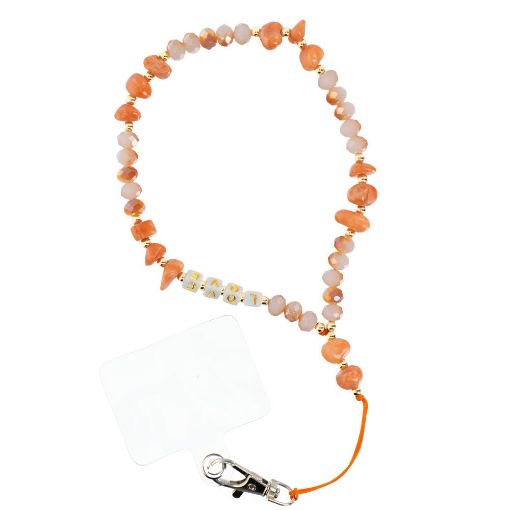 Slika OGRLICA ZA MOBITEL LOVE 44cm orange