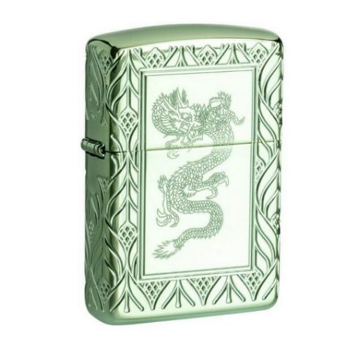 Slika ZIPPO UPALJAČ Armor® High Polish Green Dragon 49054