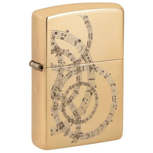 Slika ZIPPO UPALJAČ Musical Notes Design 46324