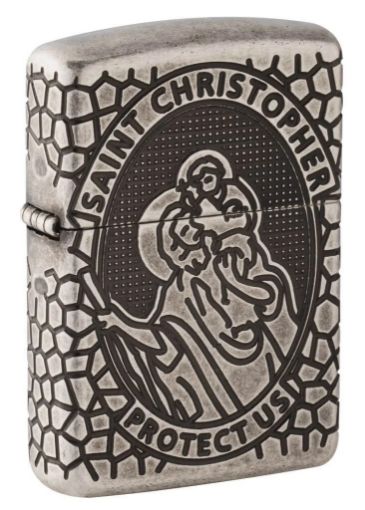 Slika ZIPPO UPALJAČ Armor® Antique Silver Plate/Multicut 49160